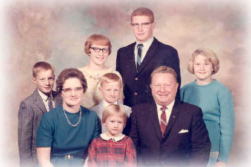 Grimsley family, 1966, Harlan, Iowa